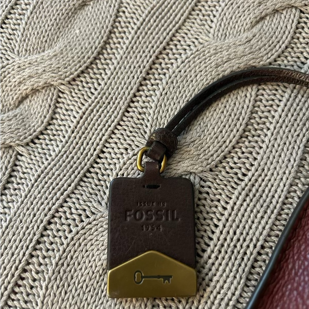 Fossil Women's Brown Crossbody Bag - Picture 3 of 5